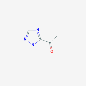 molecular formula C5H7N3O B011270 1-(1-甲基-1H-1,2,4-三唑-5-基)乙酮 CAS No. 106535-28-8