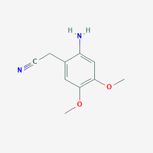 2-(2-Amino-4,5-dimethoxyphenyl)acetonitrile