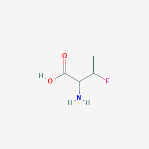 molecular formula C4H8FNO2 B112705 2-Amino-3-fluorobutyric acid CAS No. 50885-01-3