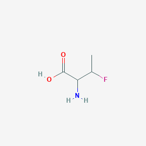 molecular formula C4H8FNO2 B112705 2-Amino-3-fluorobutanoic acid CAS No. 50885-01-3