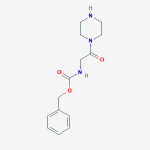 molecular formula C14H19N3O3 B112731 Benzyl N-[2-oxo-2-(piperazin-1-YL)ethyl]carbamate CAS No. 525586-95-2