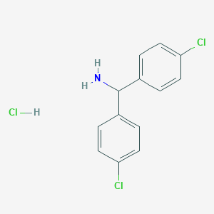 molecular formula C13H12Cl3N B112732 Bis(4-chlorophenyl)methanamine hydrochloride CAS No. 5267-41-4