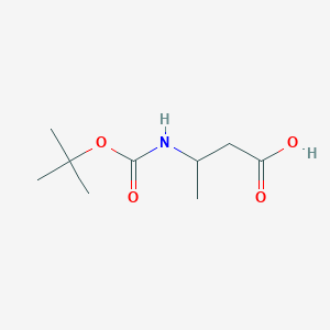 molecular formula C9H17NO4 B112734 3-((tert-Butoxycarbonyl)amino)butanoic acid CAS No. 52815-19-7