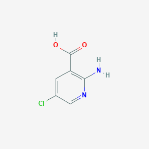 molecular formula C6H5ClN2O2 B112735 2-氨基-5-氯吡啶-3-羧酸 CAS No. 52833-93-9