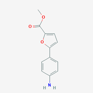 molecular formula C12H11NO3 B112736 5-(4-氨基苯基)呋喃-2-甲酸甲酯 CAS No. 52939-06-7