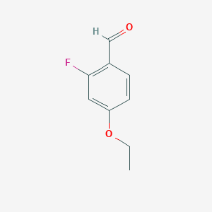 molecular formula C9H9FO2 B112740 4-Ethoxy-2-fluorobenzaldehyde CAS No. 532965-74-5