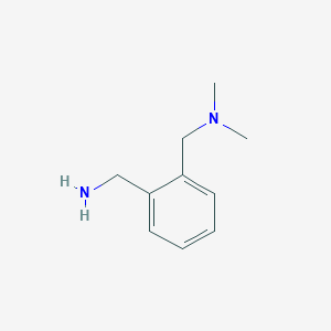 molecular formula C10H16N2 B112742 N-[2-(aminomethyl)benzyl]-N,N-dimethylamine CAS No. 53369-77-0