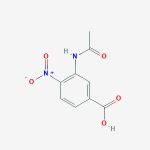 molecular formula C9H8N2O5 B112748 3-乙酰氨基-4-硝基苯甲酸 CAS No. 54002-27-6