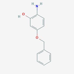 molecular formula C13H13NO2 B112749 2-氨基-5-(苄氧基)苯酚 CAS No. 54026-40-3