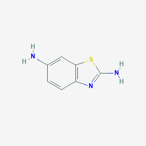 molecular formula C7H7N3S B112751 2,6-Benzothiazolediamine CAS No. 5407-51-2