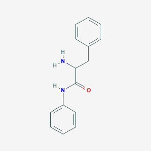 molecular formula C15H16N2O B112753 2-amino-N,3-diphenylpropanamide CAS No. 5426-73-3