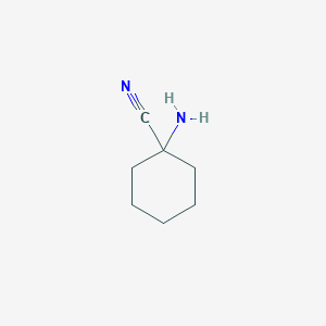 molecular formula C7H12N2 B112763 1-Aminocyclohexanecarbonitrile CAS No. 5496-10-6