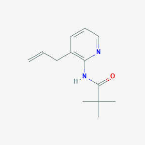 molecular formula C13H18N2O B112765 N-(3-烯丙基-吡啶-2-基)-2,2-二甲基-丙酰胺 CAS No. 551950-43-7