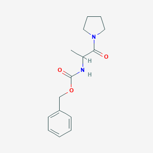 Benzyl DL-N-[1-oxo-1-(pyrrolidin-1-YL)propan-2-YL]carbamate