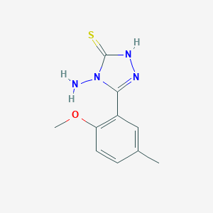 4-Amino-5-(2-methoxy-5-methyl-phenyl)-4H-[1,2,4]triazole-3-thiol