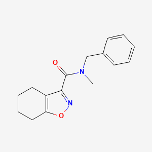molecular formula C16H18N2O2 B11279167 N-benzyl-N-methyl-4,5,6,7-tetrahydro-1,2-benzoxazole-3-carboxamide 