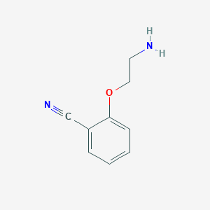 molecular formula C9H10N2O B112797 2-(2-氨基乙氧基)苯甲腈 CAS No. 57276-65-0