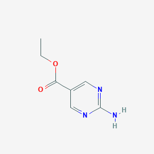 molecular formula C7H9N3O2 B112800 Ethyl 2-aminopyrimidine-5-carboxylate CAS No. 57401-76-0