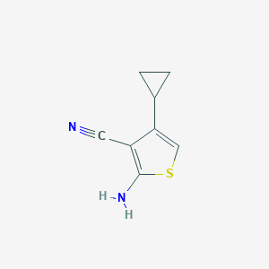 2-Amino-4-cyclopropylthiophene-3-carbonitrile