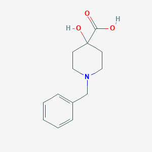 molecular formula C13H17NO3 B112817 1-苄基-4-羟基哌啶-4-羧酸 CAS No. 59119-18-5