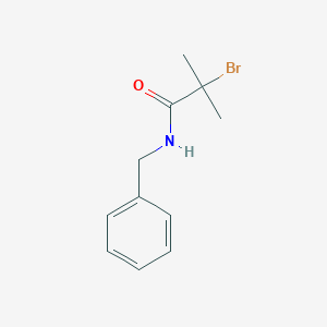 molecular formula C11H14BrNO B112828 N-Benzyl-2-bromo-2-methylpropanamide CAS No. 60110-37-4