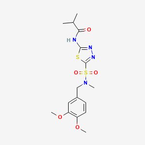 molecular formula C16H22N4O5S2 B11284141 Anticancer agent 208 