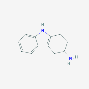 molecular formula C12H14N2 B112847 2,3,4,9-tetrahydro-1H-carbazol-3-amine CAS No. 61894-99-3