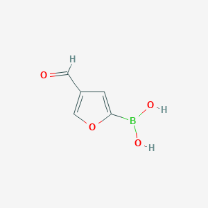 molecular formula C5H5BO4 B112852 4-甲酰呋喃-2-硼酸 CAS No. 62306-78-9