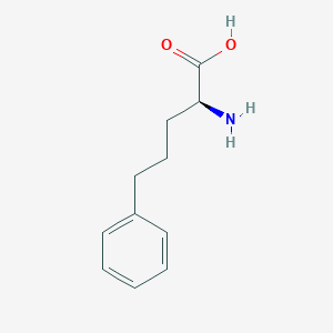 molecular formula C11H15NO2 B112858 (S)-2-amino-5-phenylpentanoic acid CAS No. 62777-25-7