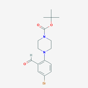 1-Boc-4-(4-Bromo-2-formylphenyl)piperazine