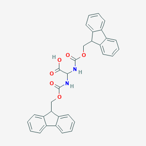 molecular formula C32H26N2O6 B112890 N,N'-双-Fmoc-二氨基乙酸 CAS No. 668492-50-0
