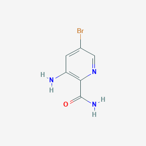 molecular formula C6H6BrN3O B112891 3-Amino-5-bromopyridine-2-carboxamide CAS No. 669066-89-1