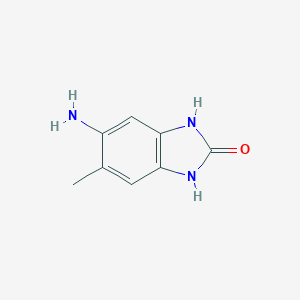 molecular formula C₈H₉N₃O B112892 5-Amino-6-methyl-1,3-dihydrobenzoimidazol-2-one CAS No. 67014-36-2
