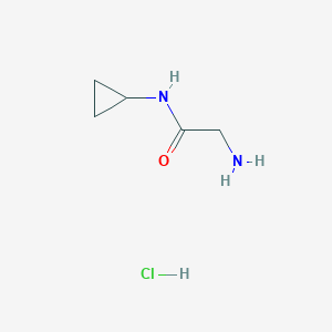 molecular formula C5H11ClN2O B112893 2-氨基-N-环丙基乙酰胺盐酸盐 CAS No. 670253-51-7