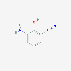 molecular formula C7H6N2O B112898 3-Amino-2-hydroxybenzonitrile CAS No. 67608-57-5
