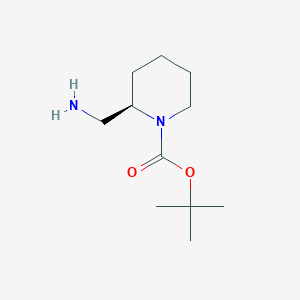 molecular formula C11H22N2O2 B112904 (R)-2-(Aminomethyl)-1-N-Boc-piperidine CAS No. 683233-14-9