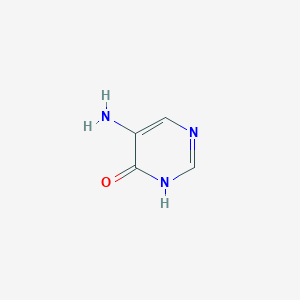 molecular formula C4H5N3O B112915 5-Aminopyrimidin-4(3H)-one CAS No. 69785-94-0