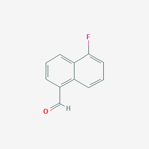 molecular formula C11H7FO B011292 5-Fluoro-1-naphthaldehyde CAS No. 110931-86-7