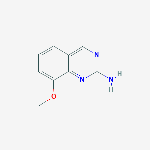 molecular formula C9H9N3O B112925 2-Amino-8-methoxyquinazoline CAS No. 708-15-6