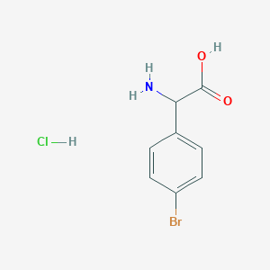2-Amino-2-(4-bromophenyl)acetic acid hydrochloride