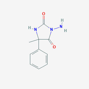 molecular formula C10H11N3O2 B112929 3-Amino-5-methyl-5-phenylimidazolidine-2,4-dione CAS No. 71202-91-0
