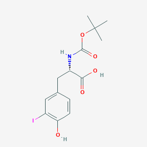 molecular formula C14H18INO5 B112932 Boc-3-iodo-L-tyrosine CAS No. 71400-63-0