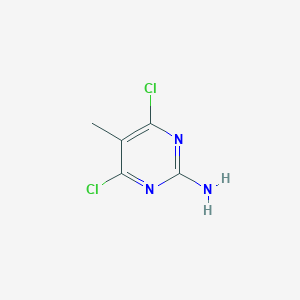 molecular formula C5H5Cl2N3 B112934 2-Amino-4,6-dichloro-5-methylpyrimidine CAS No. 7153-13-1