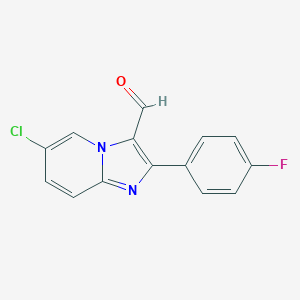 6-Chloro-2-(4-fluorophenyl)imidazo[1,2-a]pyridine-3-carbaldehyde