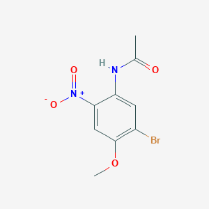 molecular formula C9H9BrN2O4 B112956 N-(5-Bromo-4-methoxy-2-nitrophenyl)acetamide CAS No. 7357-66-6
