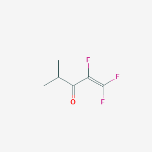 molecular formula C6H7F3O B011298 1,1,2-Trifluoro-4-methylpent-1-en-3-one CAS No. 110784-71-9