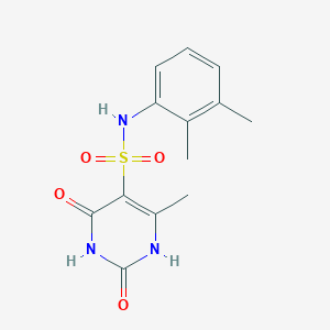 molecular formula C13H15N3O4S B11299795 N-(2,3-dimethylphenyl)-2-hydroxy-4-methyl-6-oxo-1,6-dihydropyrimidine-5-sulfonamide 