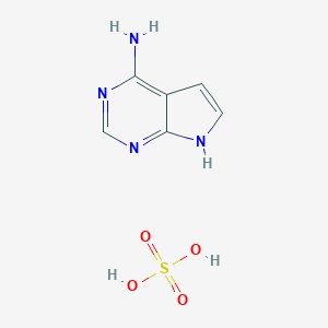 molecular formula C6H8N4O4S B112999 4-Amino-7H-pyrrolo[2,3-d]pyrimidine Hydrogen Sulfate CAS No. 769951-32-8