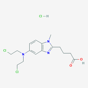 molecular formula C16H21Cl2N3O2.HCl B001130 Bendamustine hydrochloride CAS No. 3543-75-7