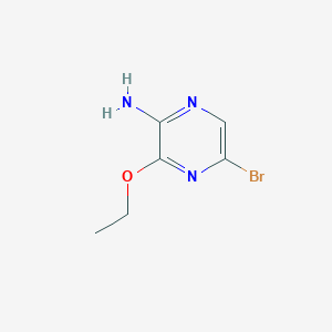 molecular formula C6H8BrN3O B113000 2-Amino-5-bromo-3-ethoxypyrazine CAS No. 77112-66-4